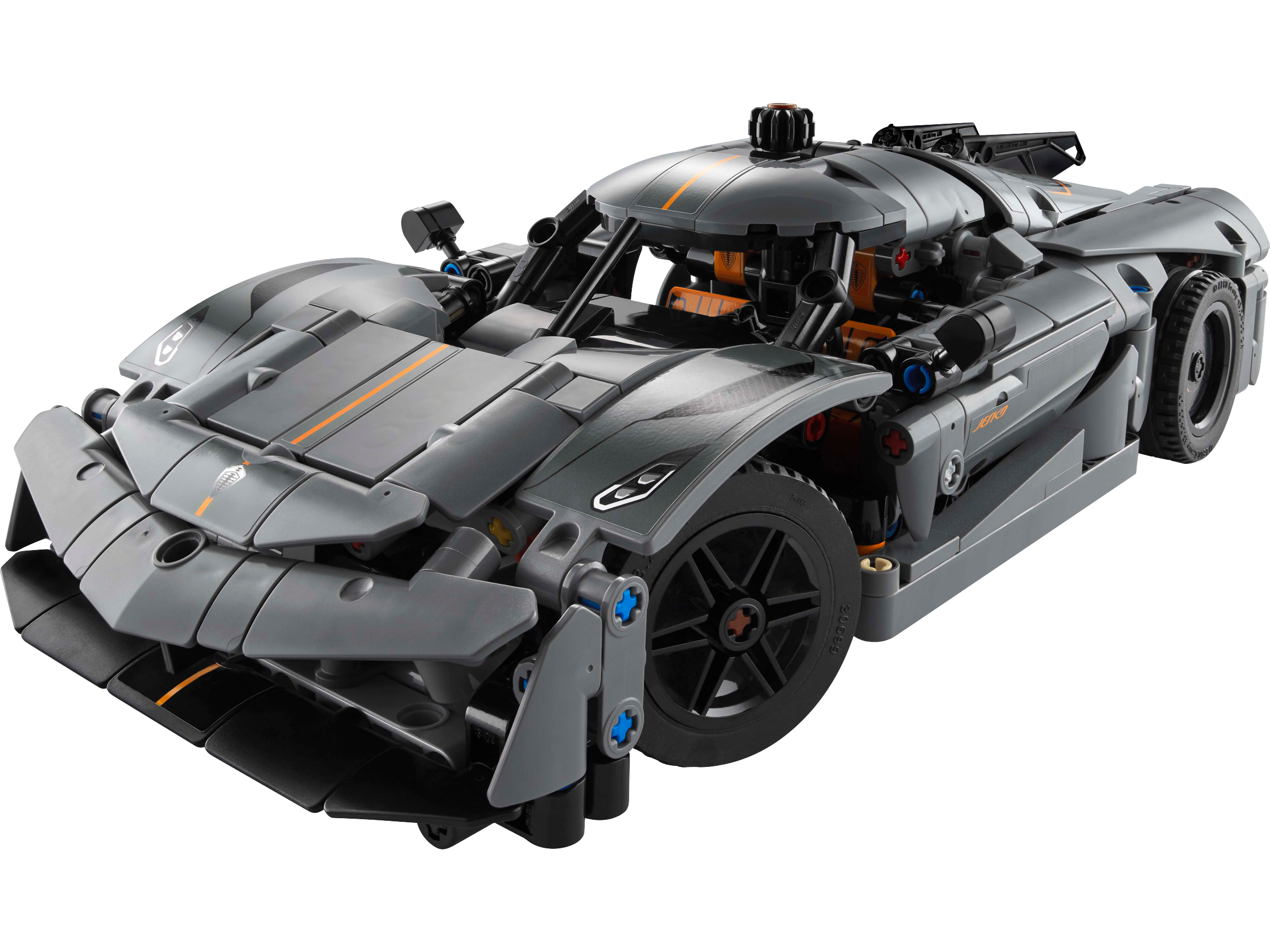 LEGO set 42173-1 Koenigsegg Jesko Absolut Grey Hypercar - Image 1