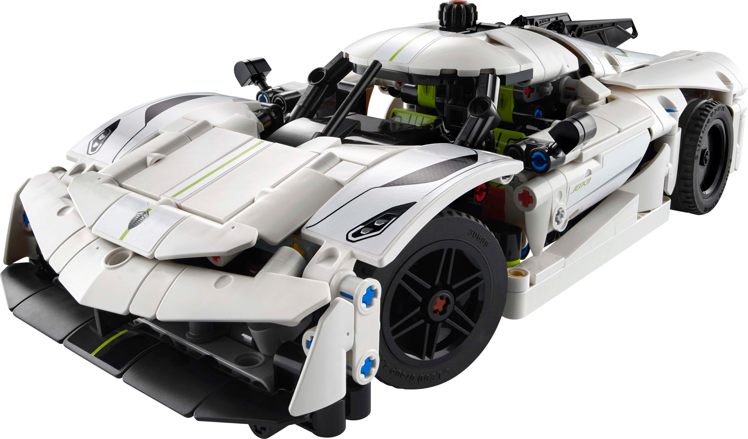 LEGO set 42184-1 Koenigsegg Jesko Absolut White Hypercar - Image 1