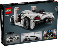 LEGO set 42184-1 Koenigsegg Jesko Absolut White Hypercar - Image 9