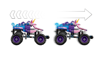 LEGO set 42220-1 Monster Jam  Sparkle Smash Pull-Back - Image 6
