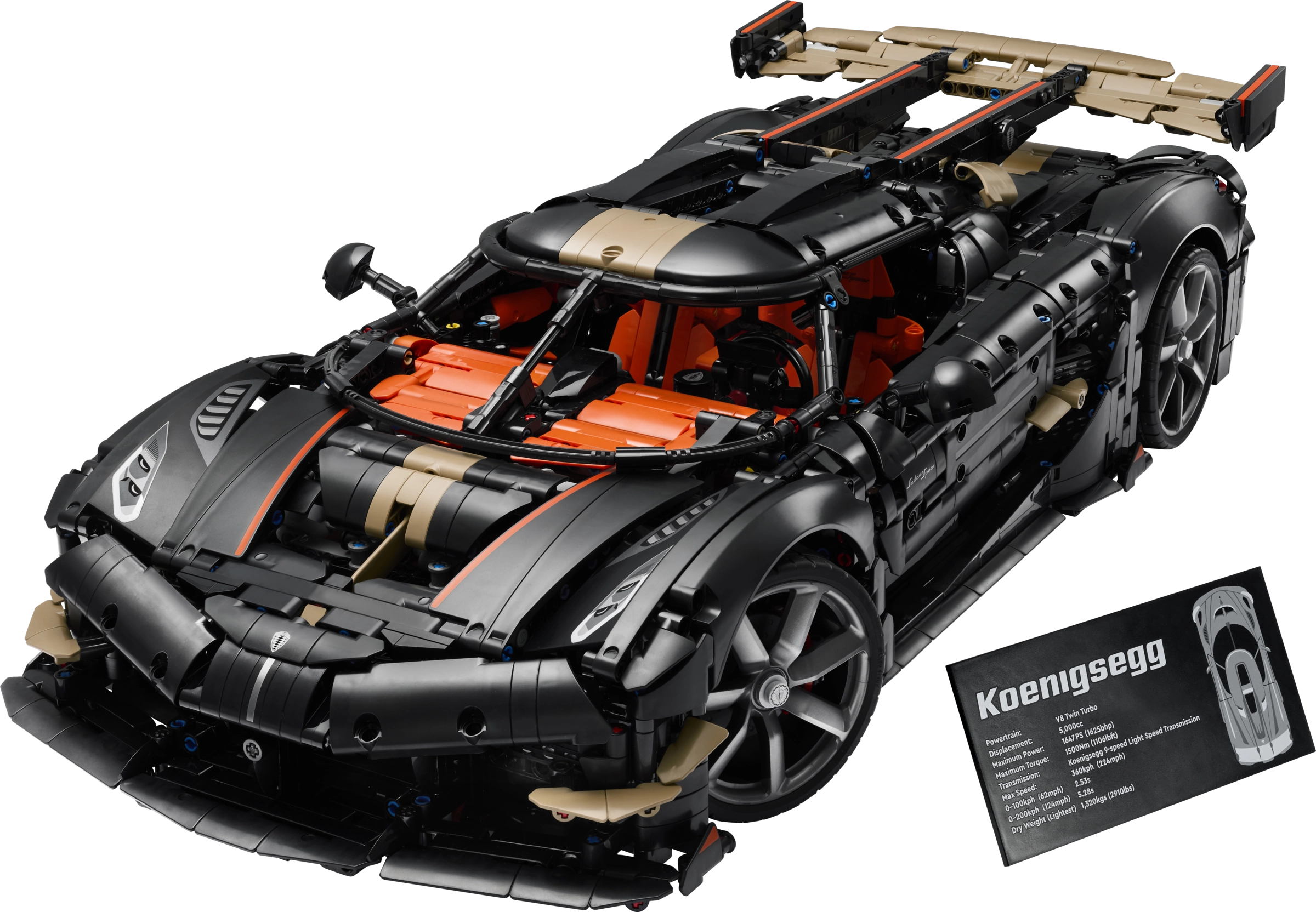 LEGO set 42232-1 Koenigsegg Sadair's Spear Megacar - Image 1