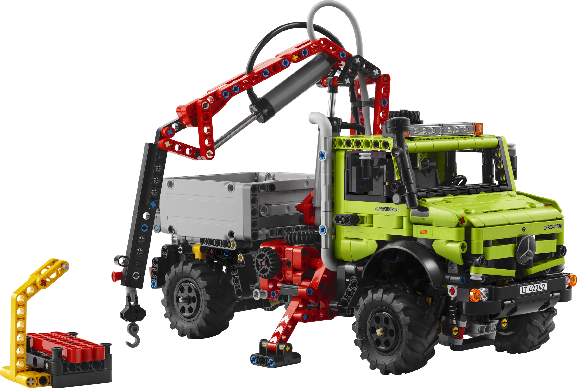 LEGO set 42242-1 Mercedes-Benz Unimog U 5023 with Crane - Image 1