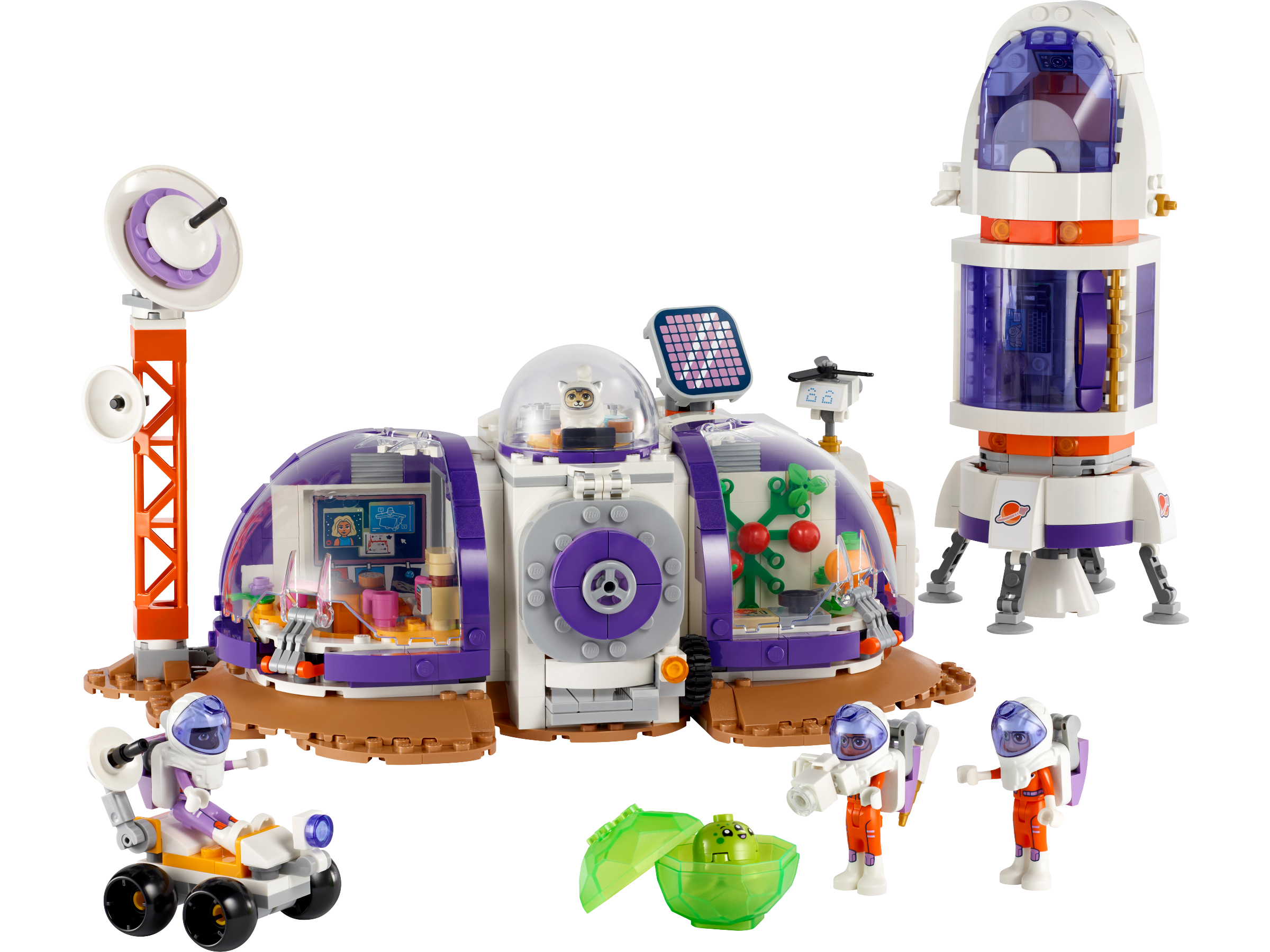 LEGO set 42605-1 Mars Space Base and Rocket - Image 1