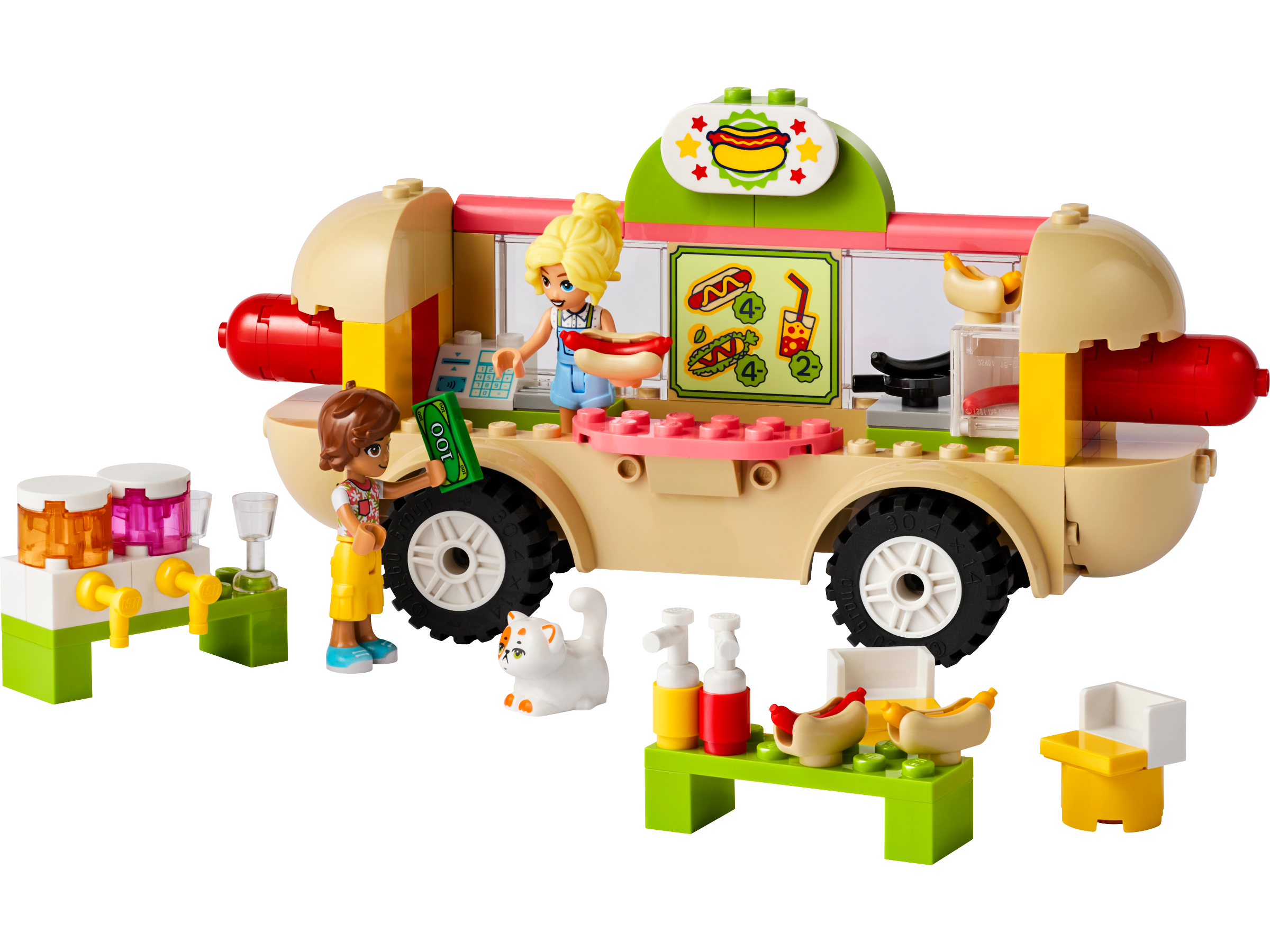 LEGO set 42633-1 Hot Dog Food Truck - Image 1