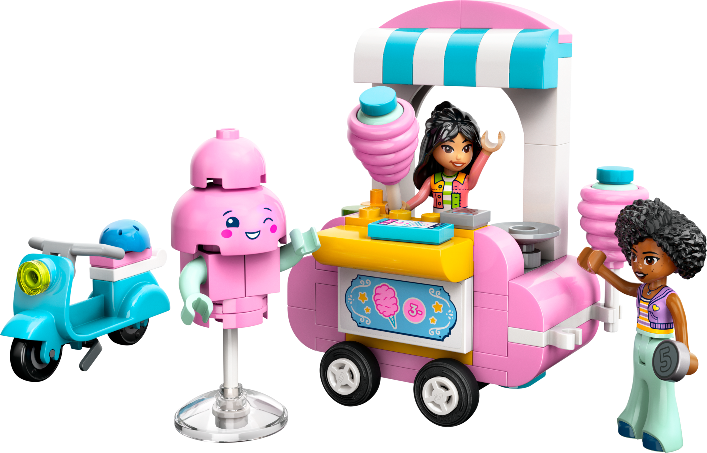 LEGO set 42643-1 Cotton Candy Stand and Scooter - Image 1