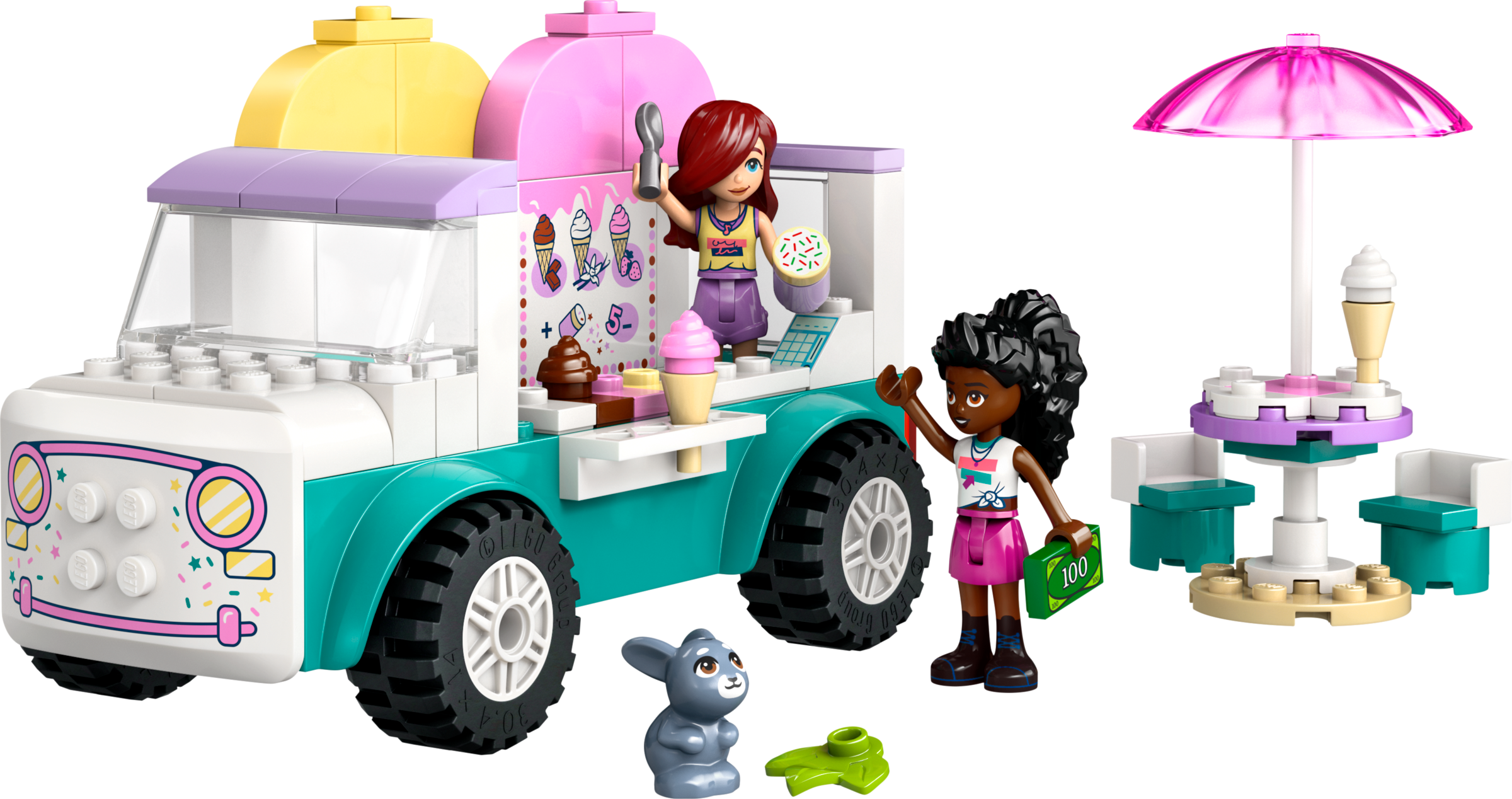 LEGO set 42644-1 Heartlake City Ice Cream Truck - Image 1