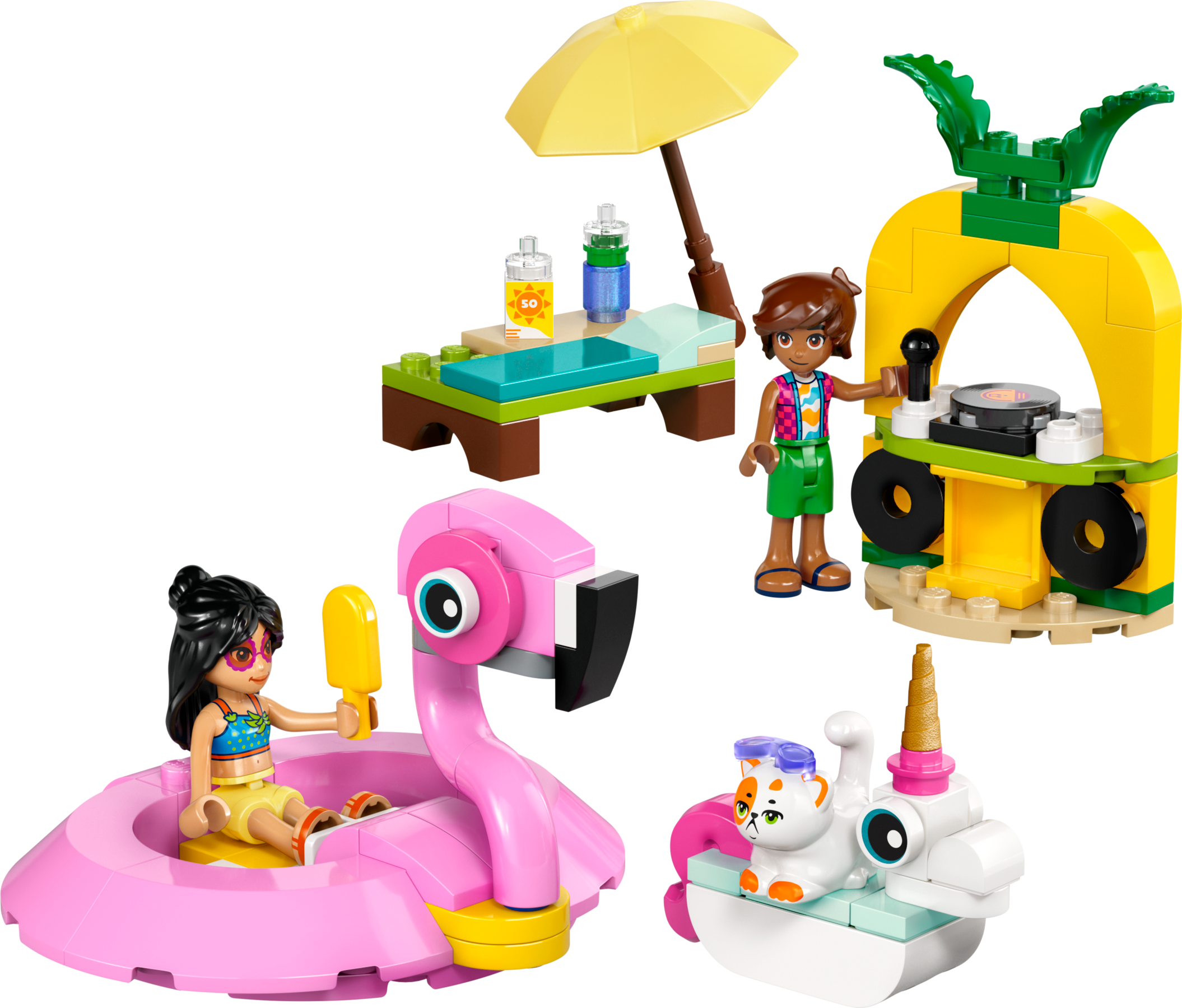 LEGO set 42658-1 Unicorn & Flamingo Pool Party - Image 1