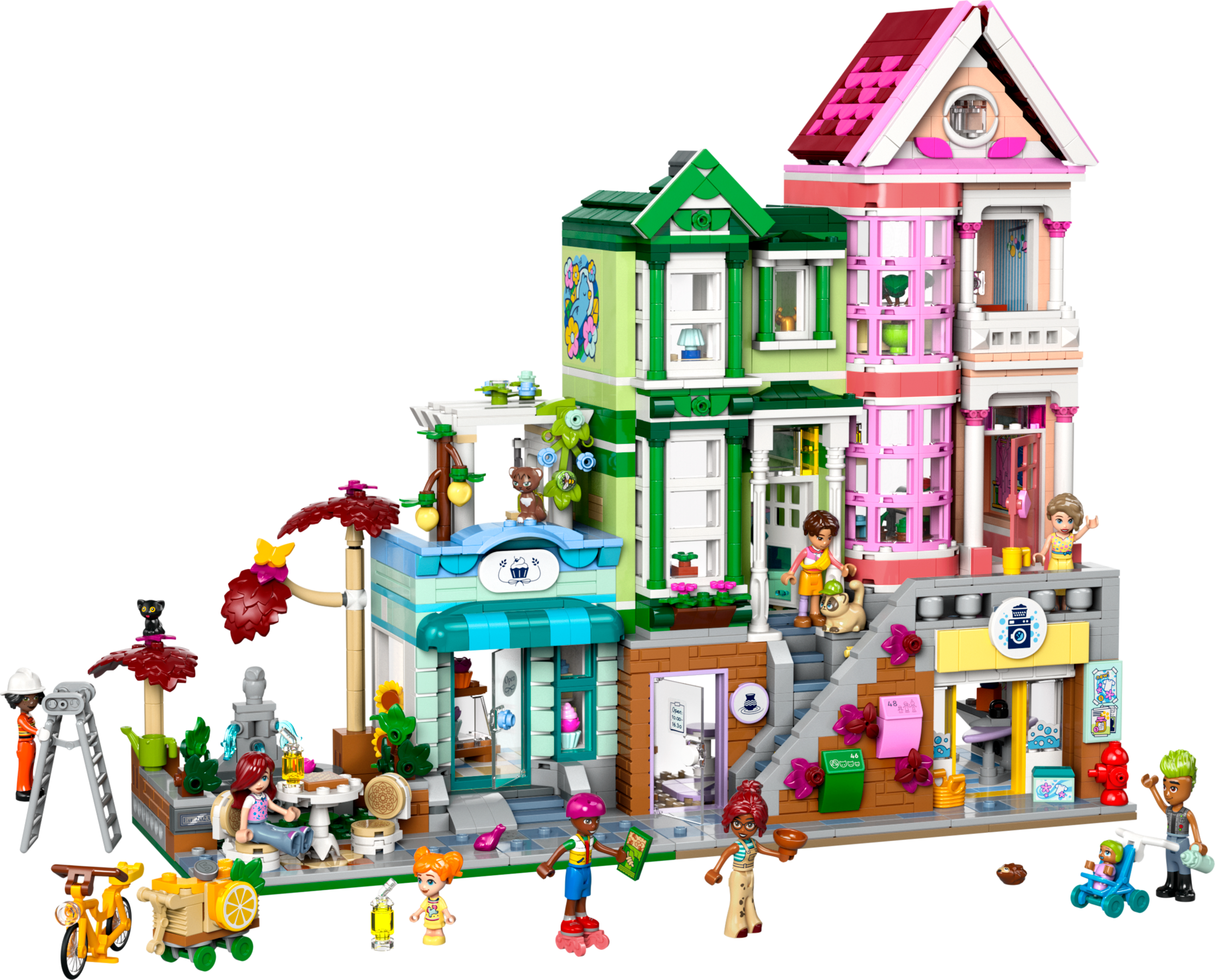 LEGO set 42670-1 Heartlake City Apartments and Stores - Image 1