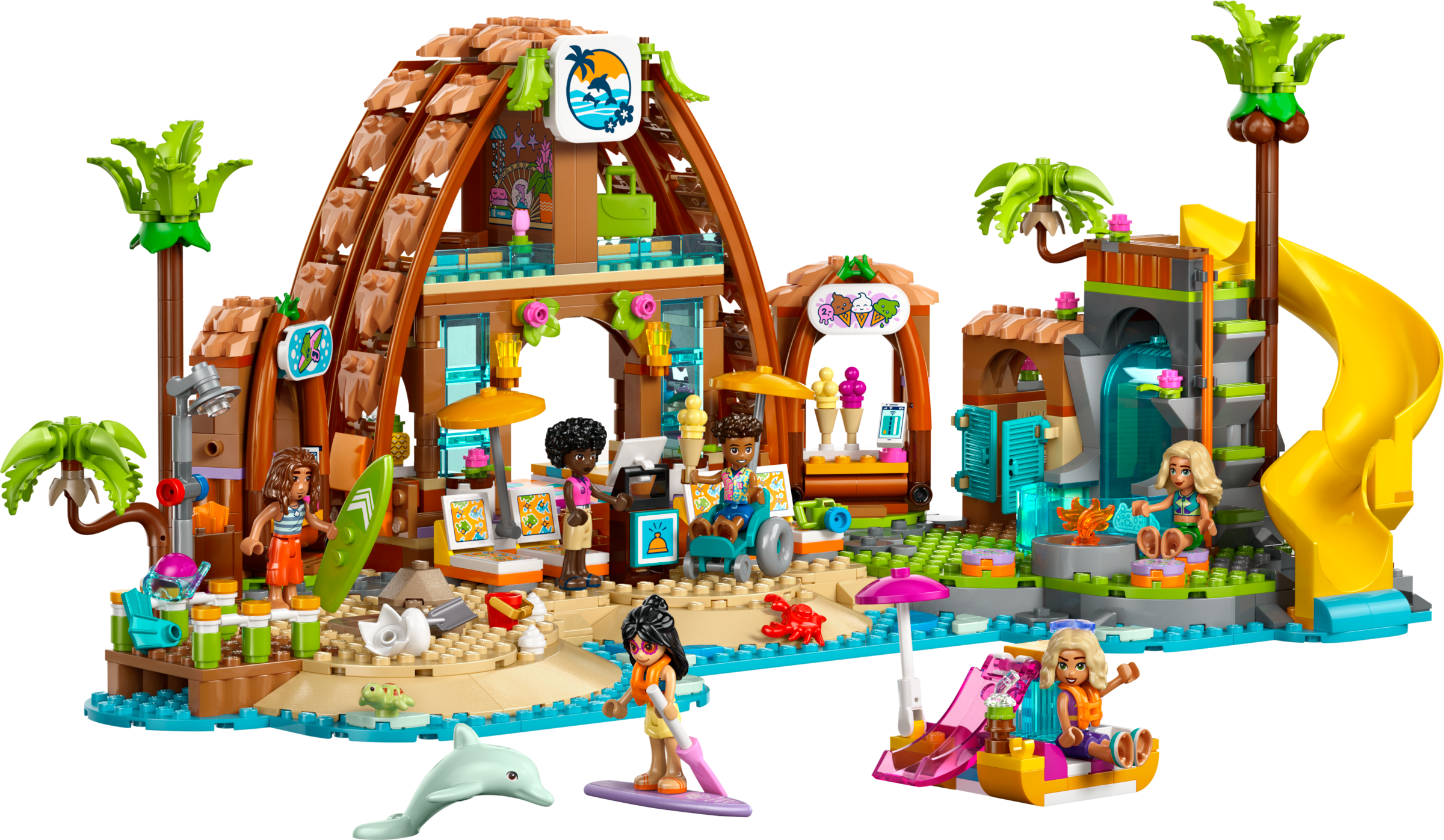 LEGO set 42673-1 Family Vacation Beach Resort - Image 1