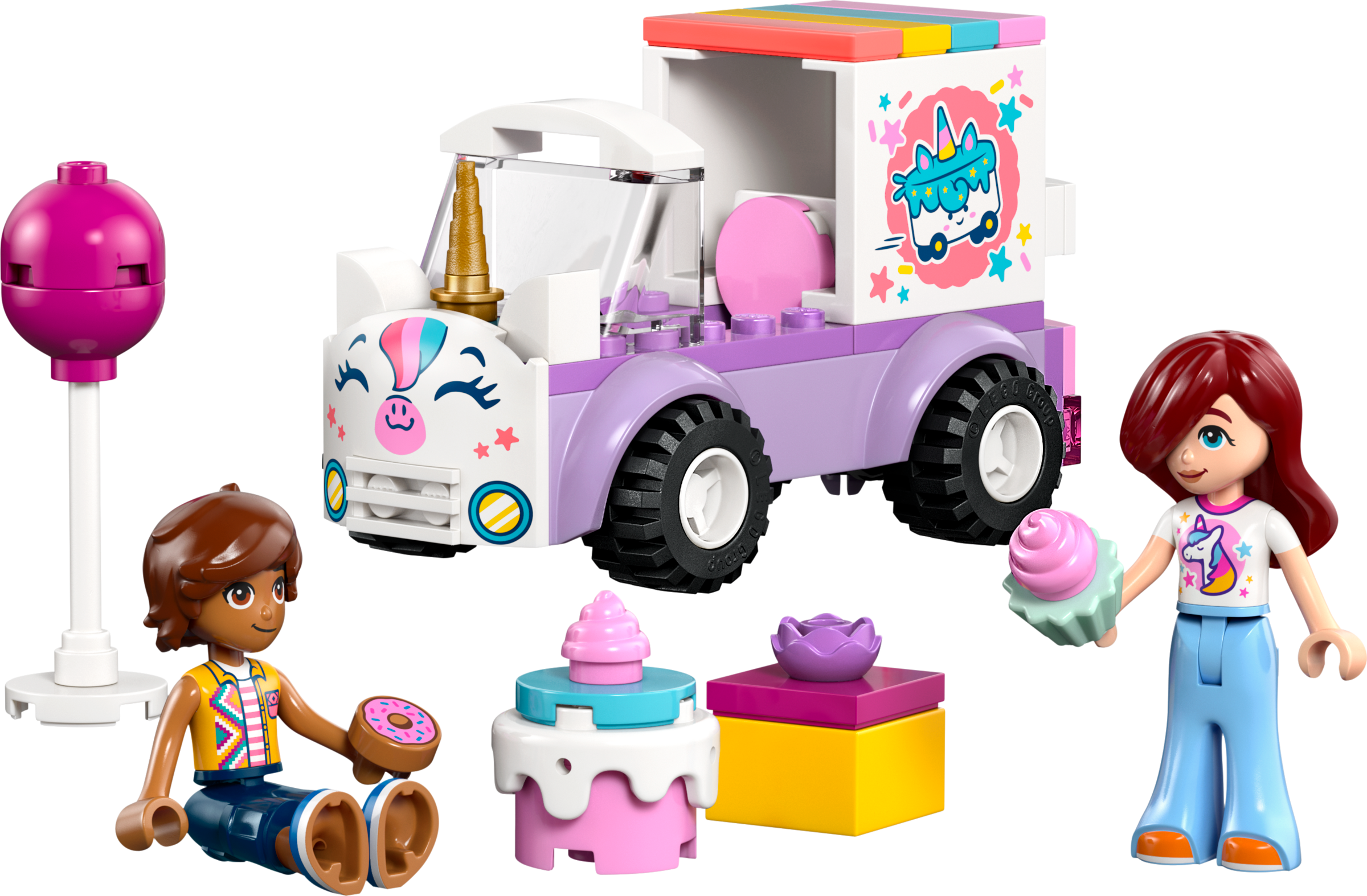 LEGO set 42675-1 Unicorn Cake Delivery Car - Image 1