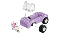 LEGO set 42675-1 Unicorn Cake Delivery Car - Image 4