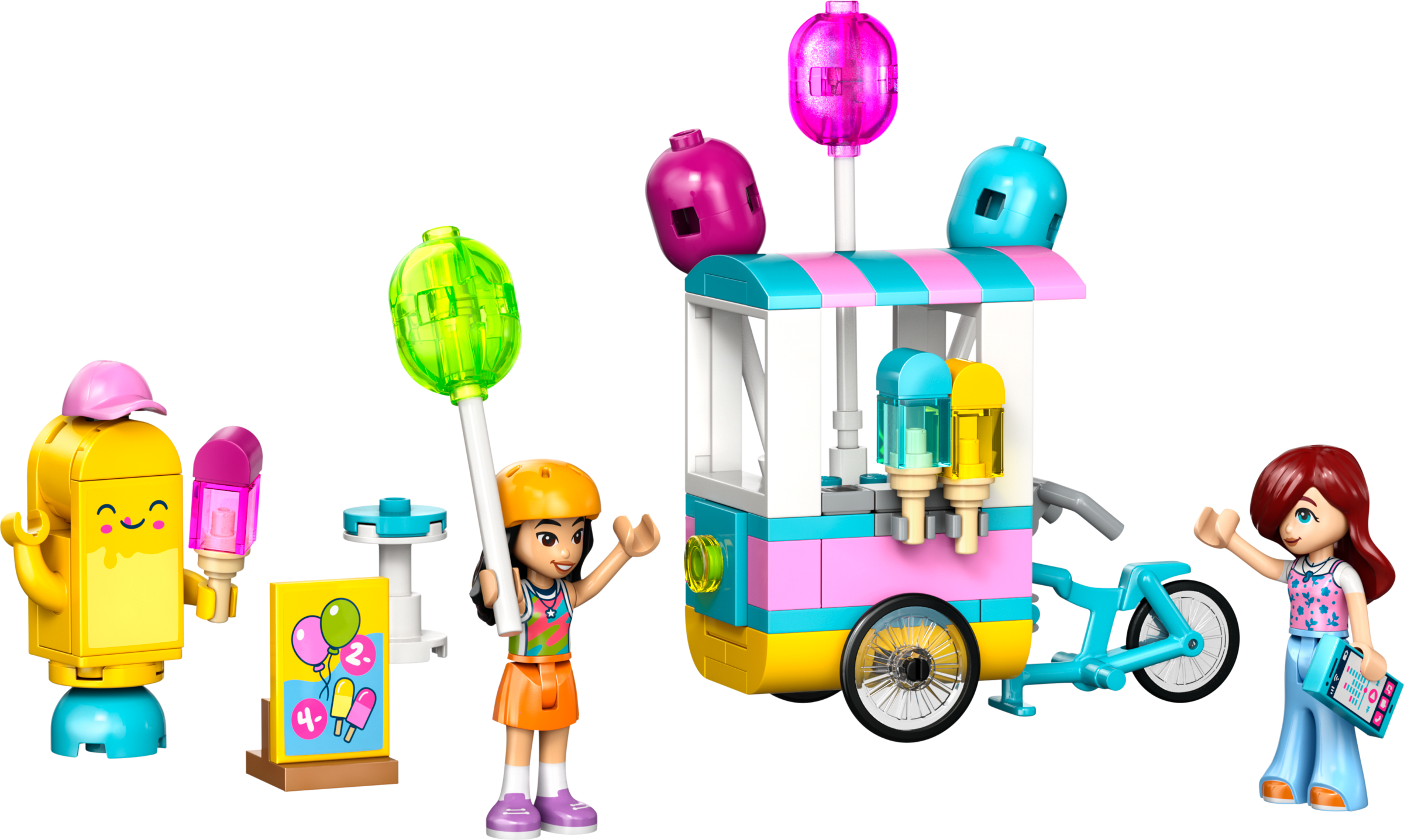 LEGO set 42692-1 Ice Cream & Balloon Stand - Image 1