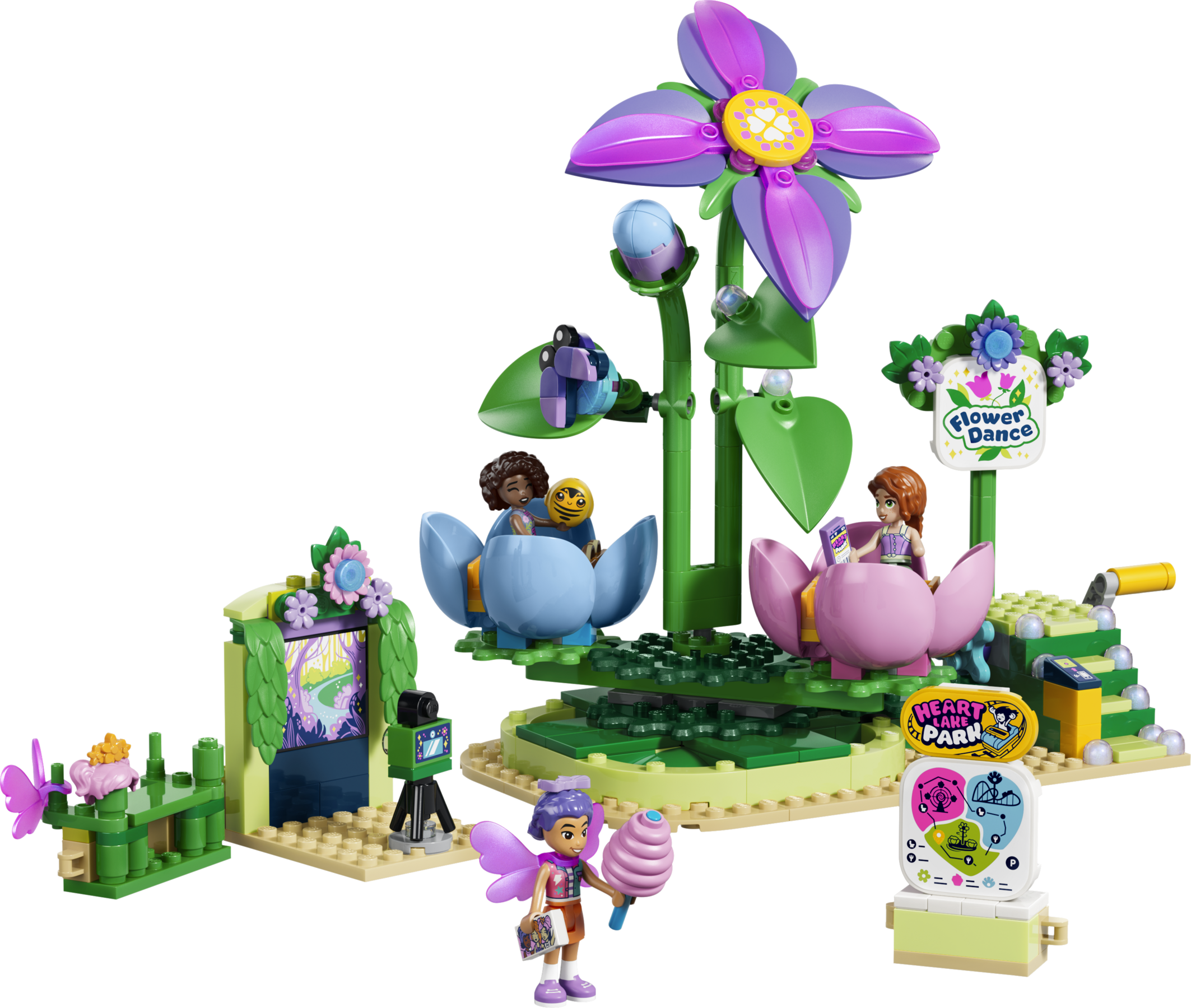 LEGO set 42702-1 Spinning Flower & Fairy Teacup Ride - Image 1