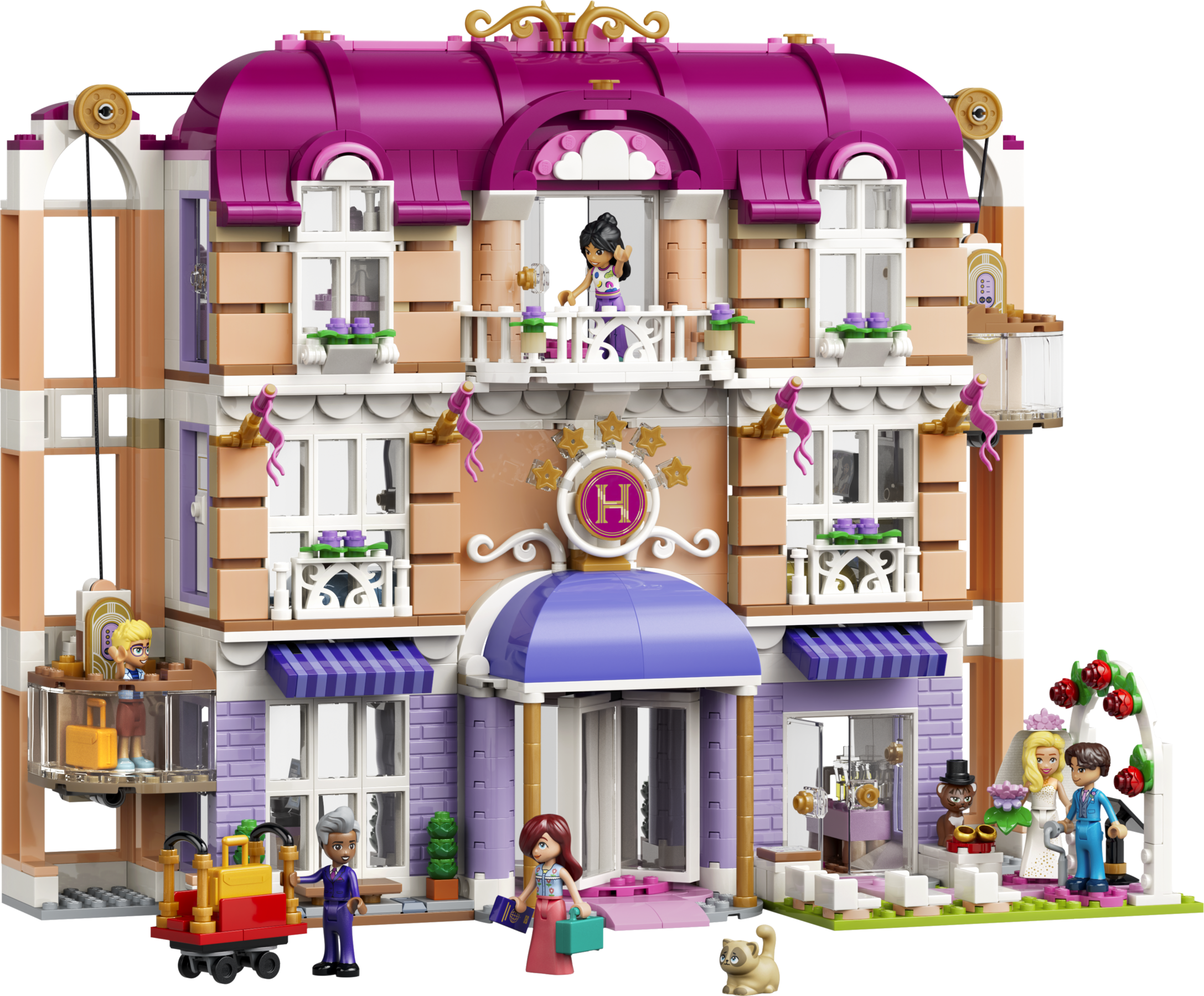 LEGO set 42704-1 Heartlake City Grand Hotel - Image 1