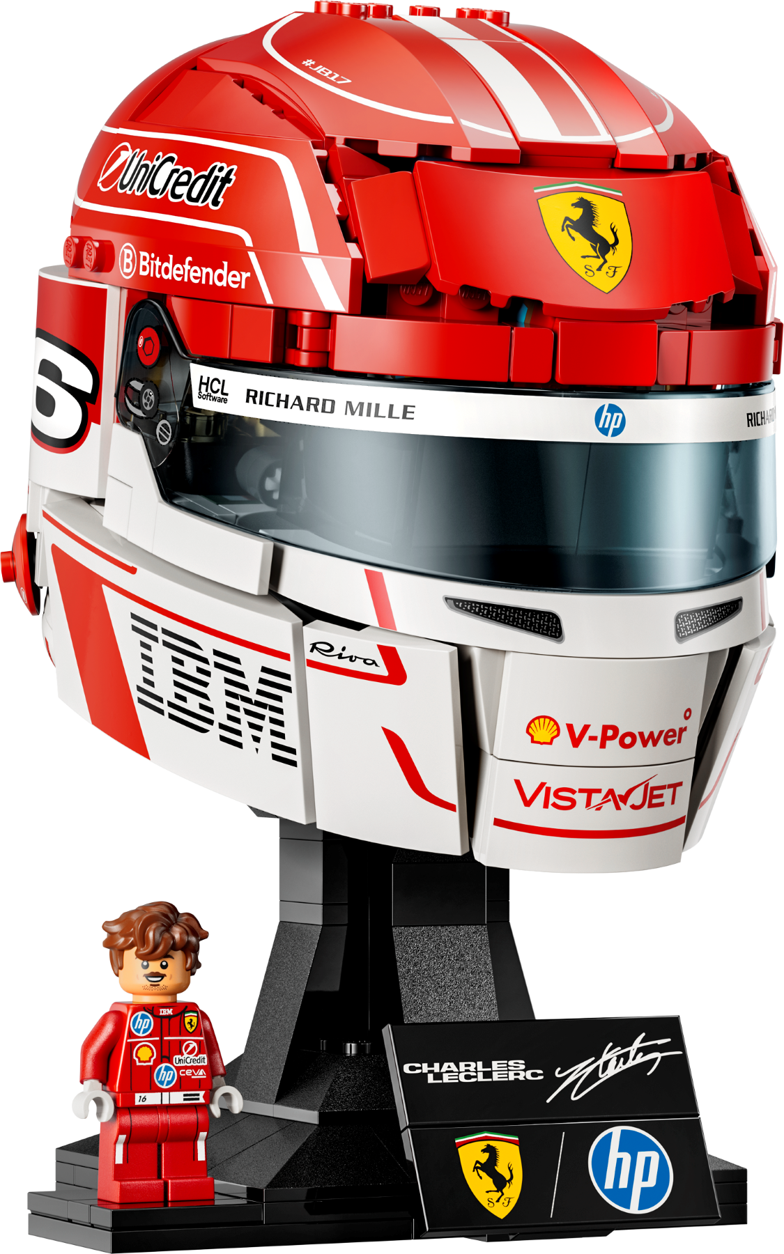 LEGO set 43014-1 Scuderia Ferrari HP Charles Leclerc Helmet - Image 1