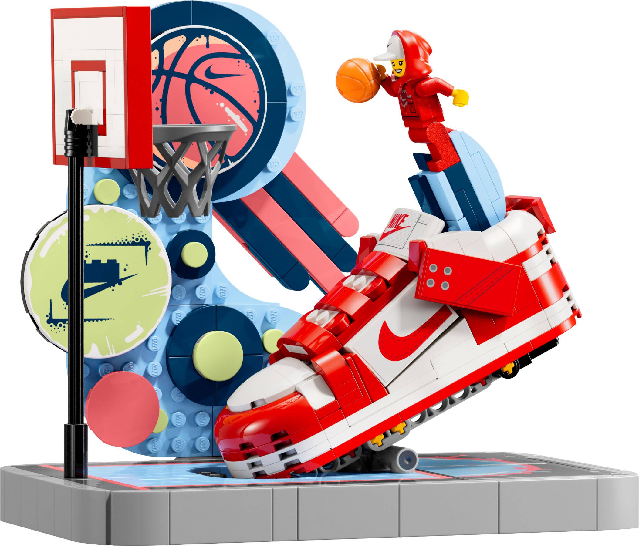 LEGO set 43021-1 Nike Dunk Trickshot - Image 1