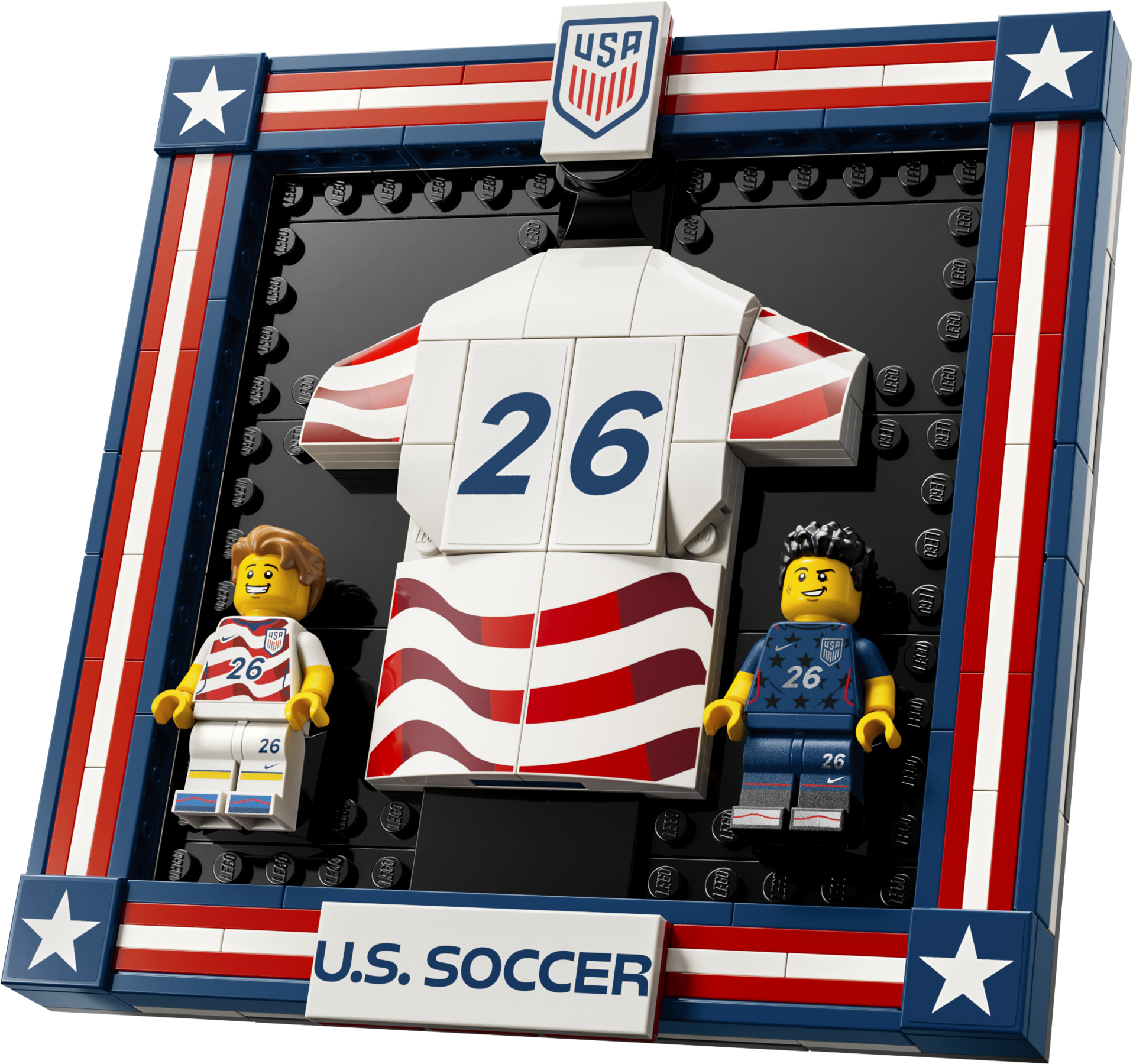 LEGO set 43033-1 2026 U.S. Soccer National Team Jersey - Image 1