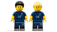 LEGO set 43033-1 2026 U.S. Soccer National Team Jersey - Image 8