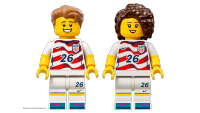 LEGO set 43033-1 2026 U.S. Soccer National Team Jersey - Image 9