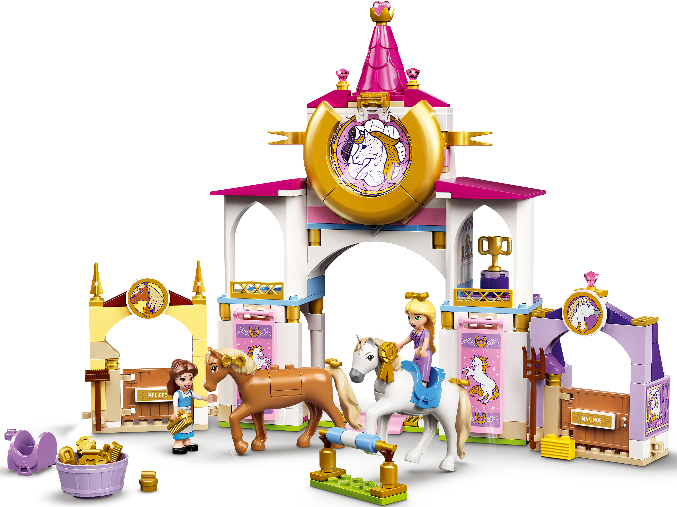LEGO set 43195-1 Belle and Rapunzel's Royal Stables - Image 1