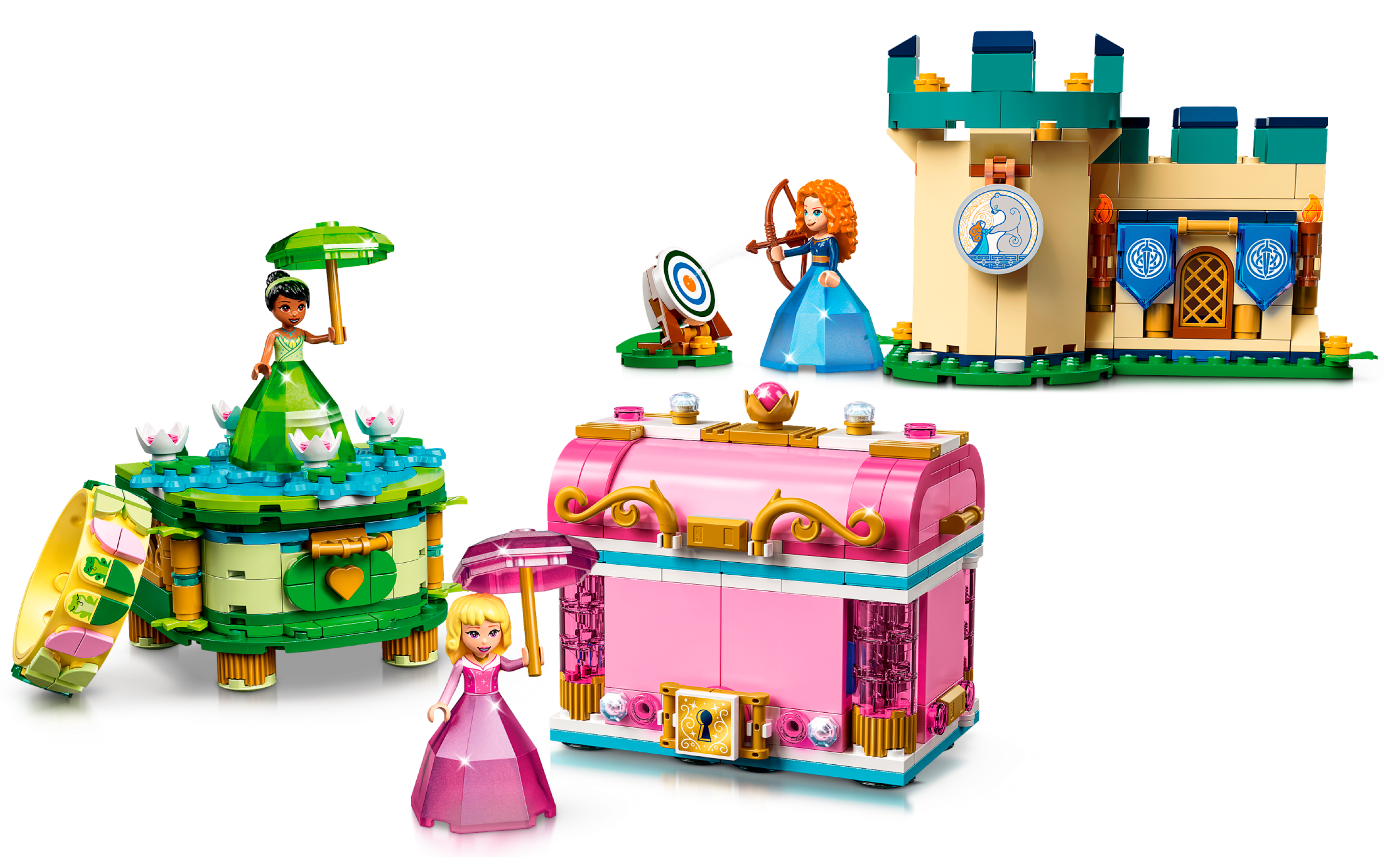 LEGO set 43203-1 Aurora, Merida and Tiana's Enchanted Creations - Image 1