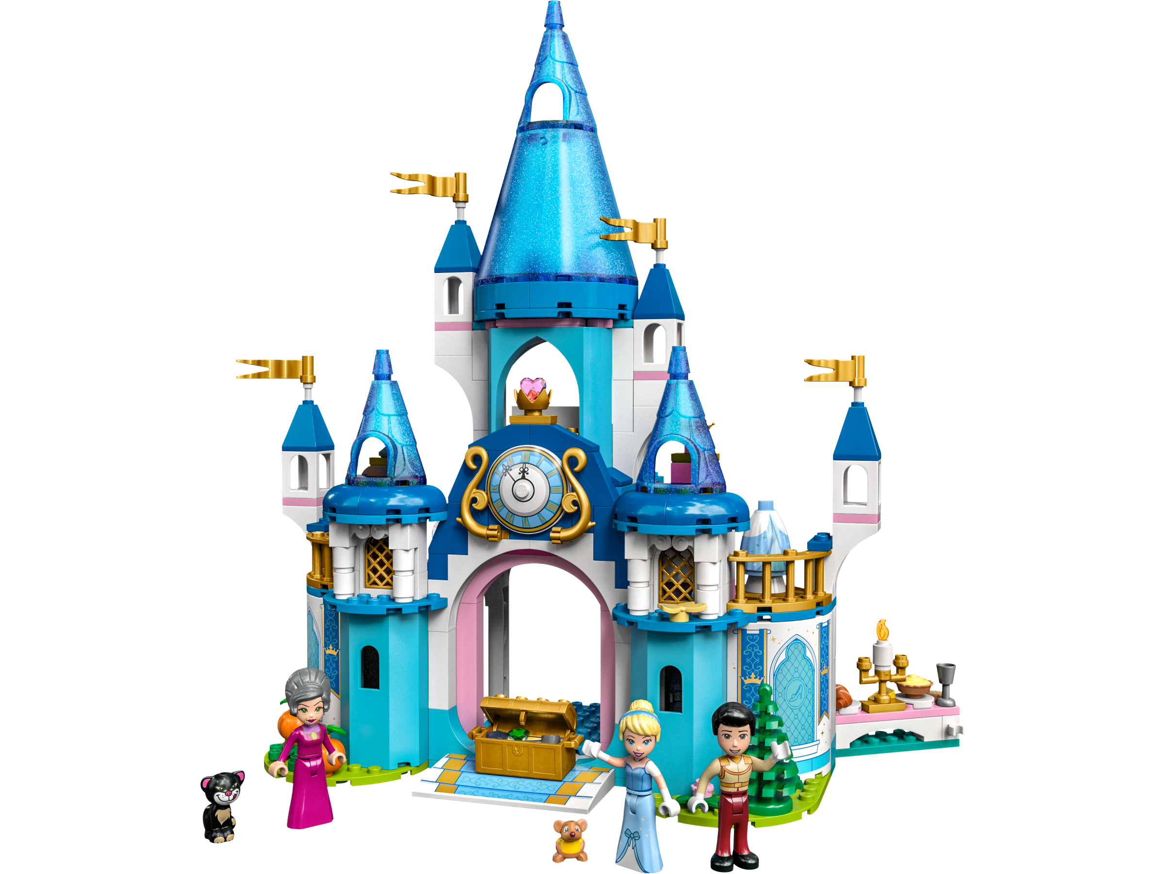 LEGO set 43206-1 Cinderella and Prince Charming's Castle - Image 1