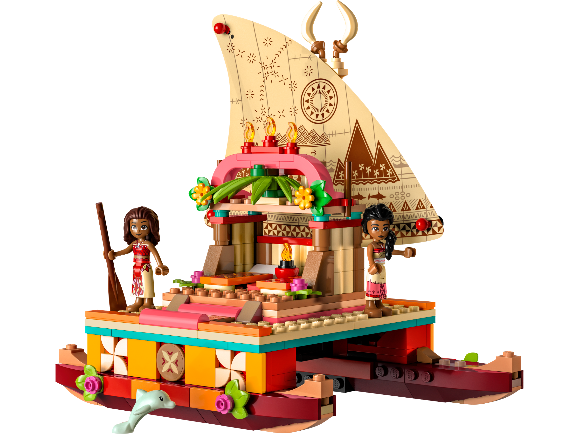 LEGO set 43210-1 Moana's Wayfinding Boat - Image 1