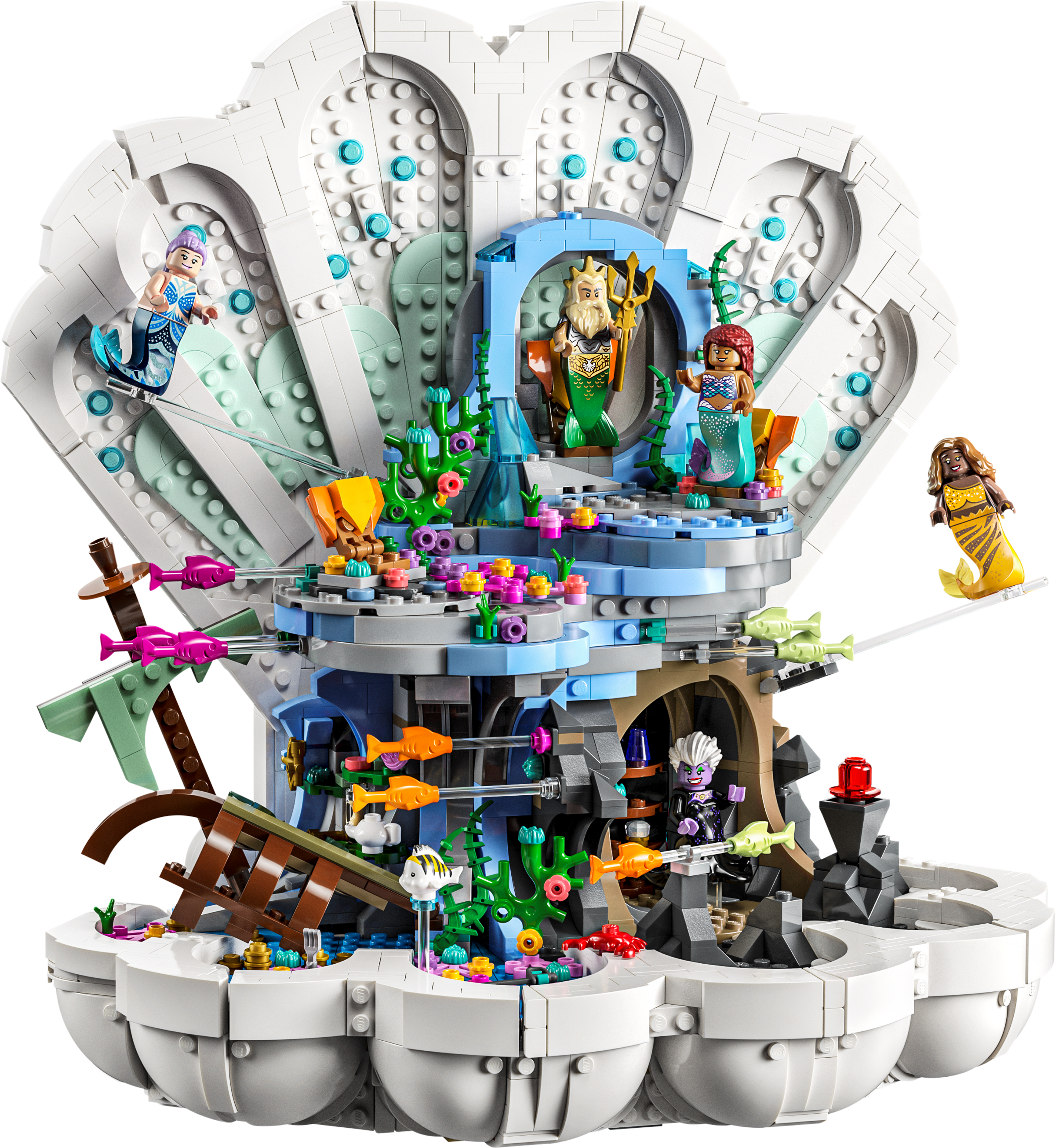 LEGO set 43225-1 The Little Mermaid Royal Clamshell - Image 1