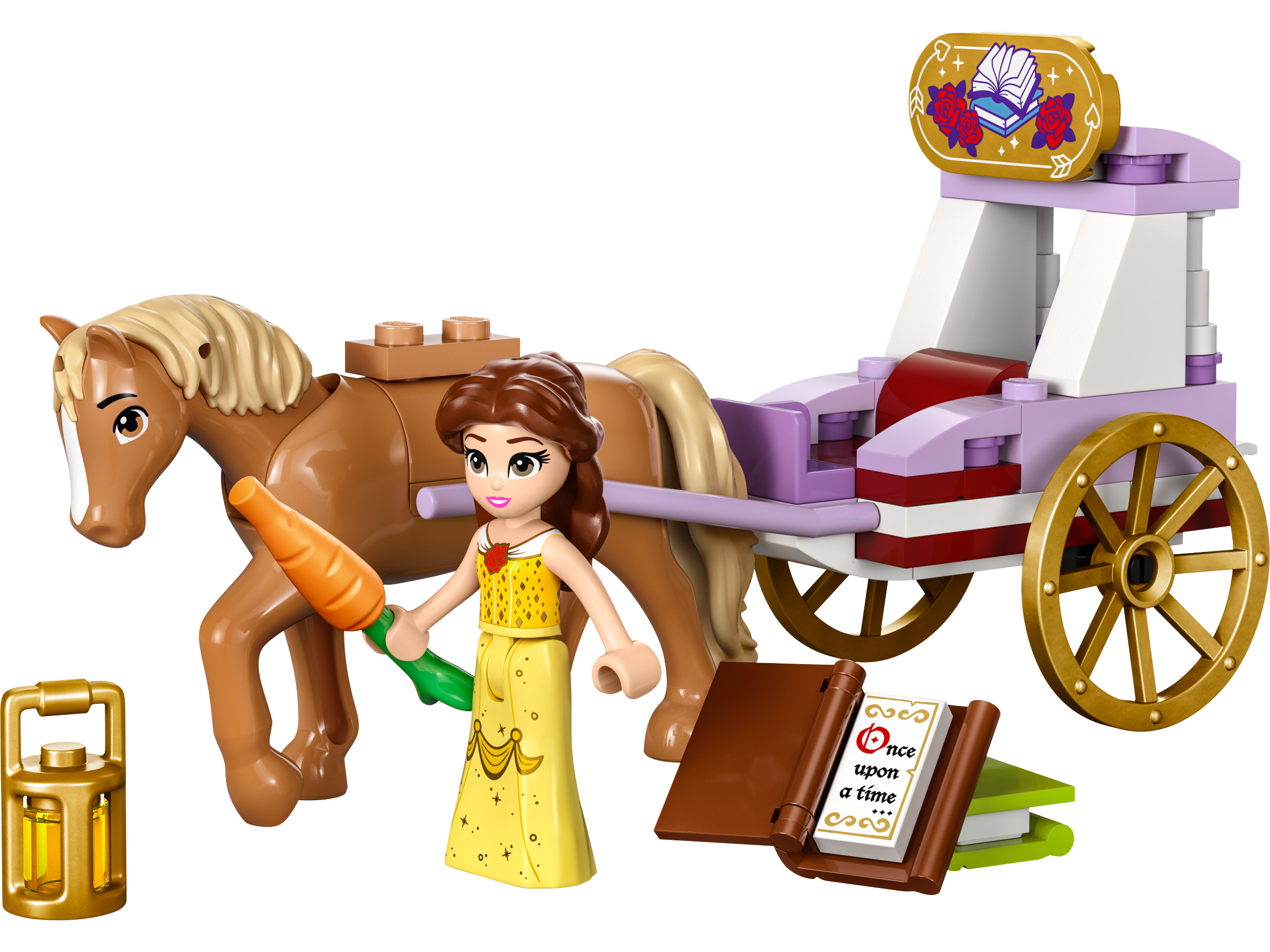 LEGO set 43233-1 Belle's Storytime Horse Carriage - Image 1