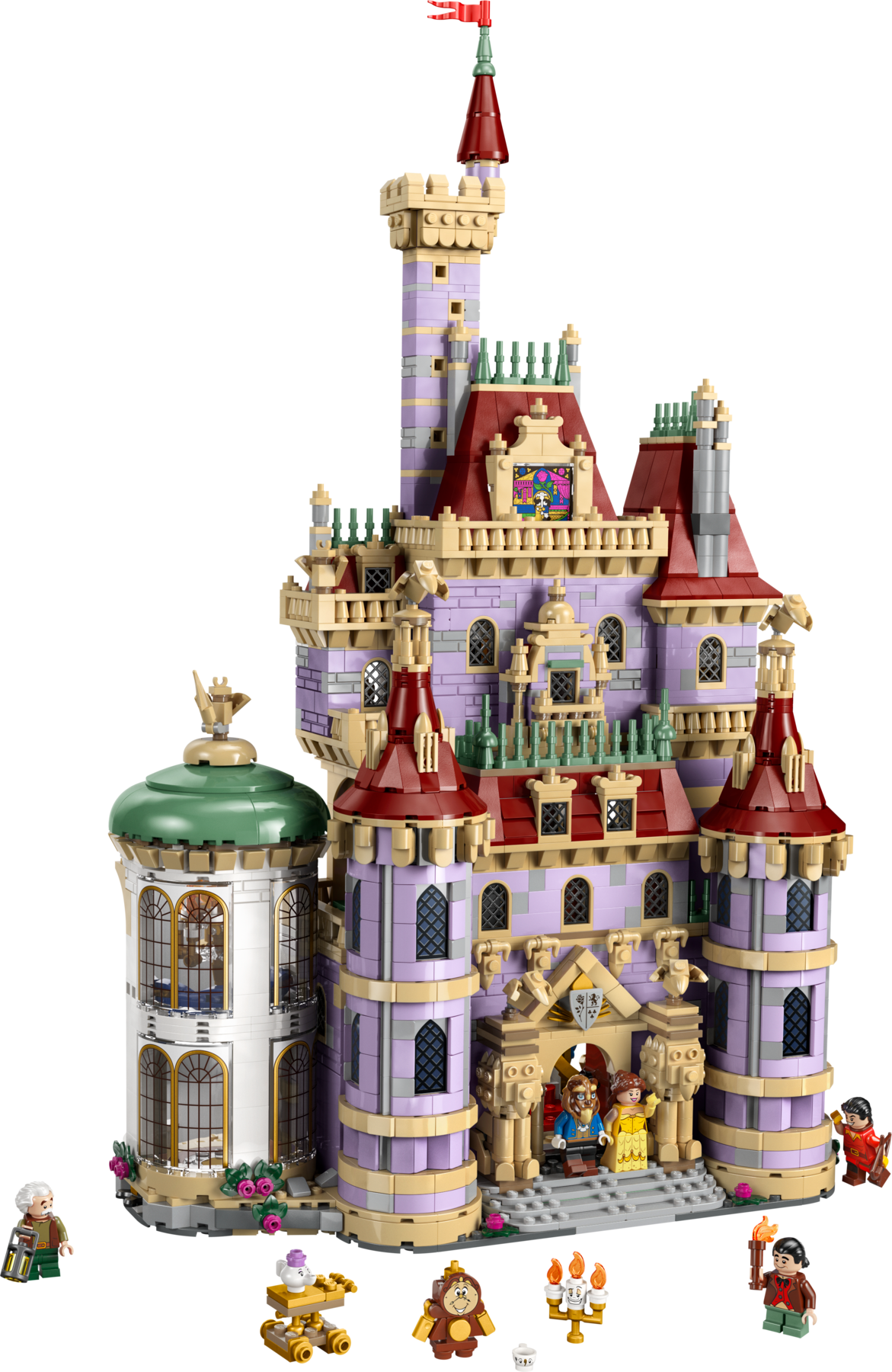 LEGO set 43263-1 Beauty and the Beast Castle - Image 1