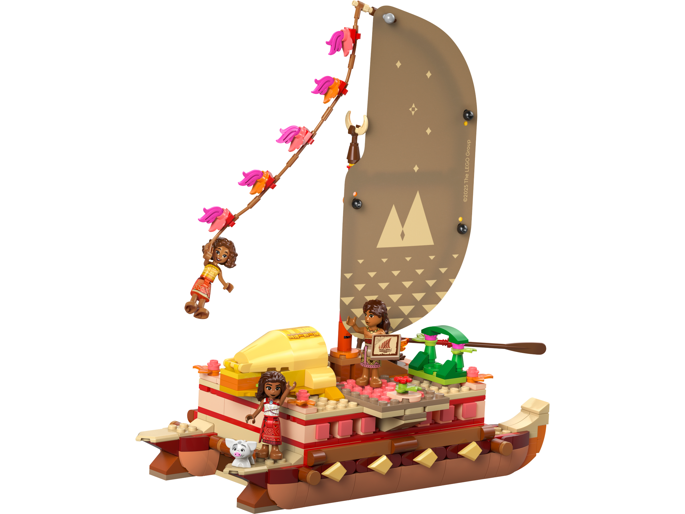LEGO set 43270-1 Moana's Adventure Canoe - Image 1