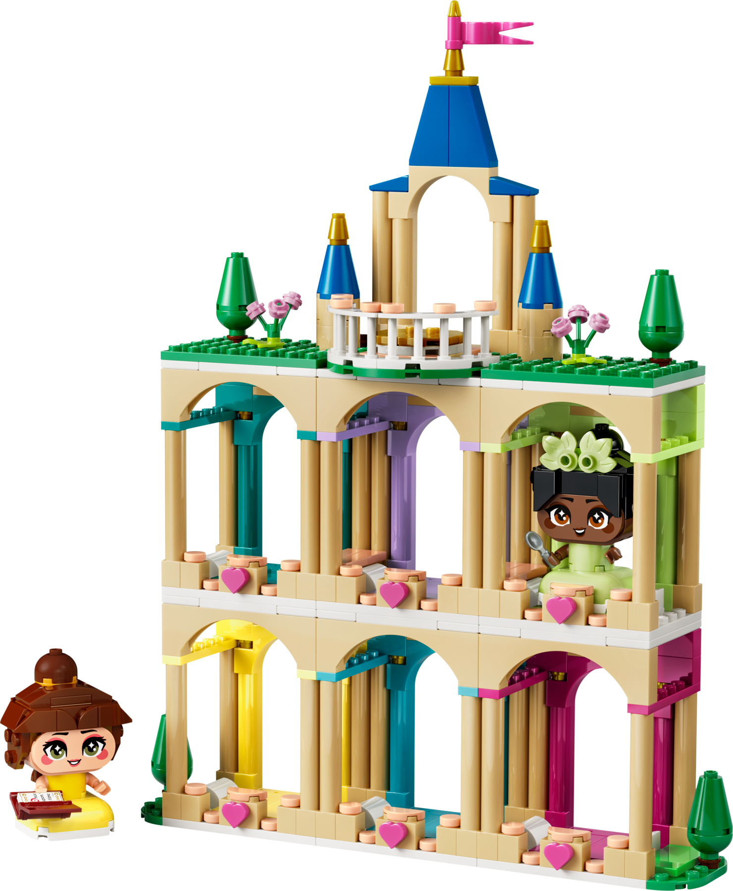 LEGO set 43291-1 Mini Belle & Tiana with Castle - Image 1
