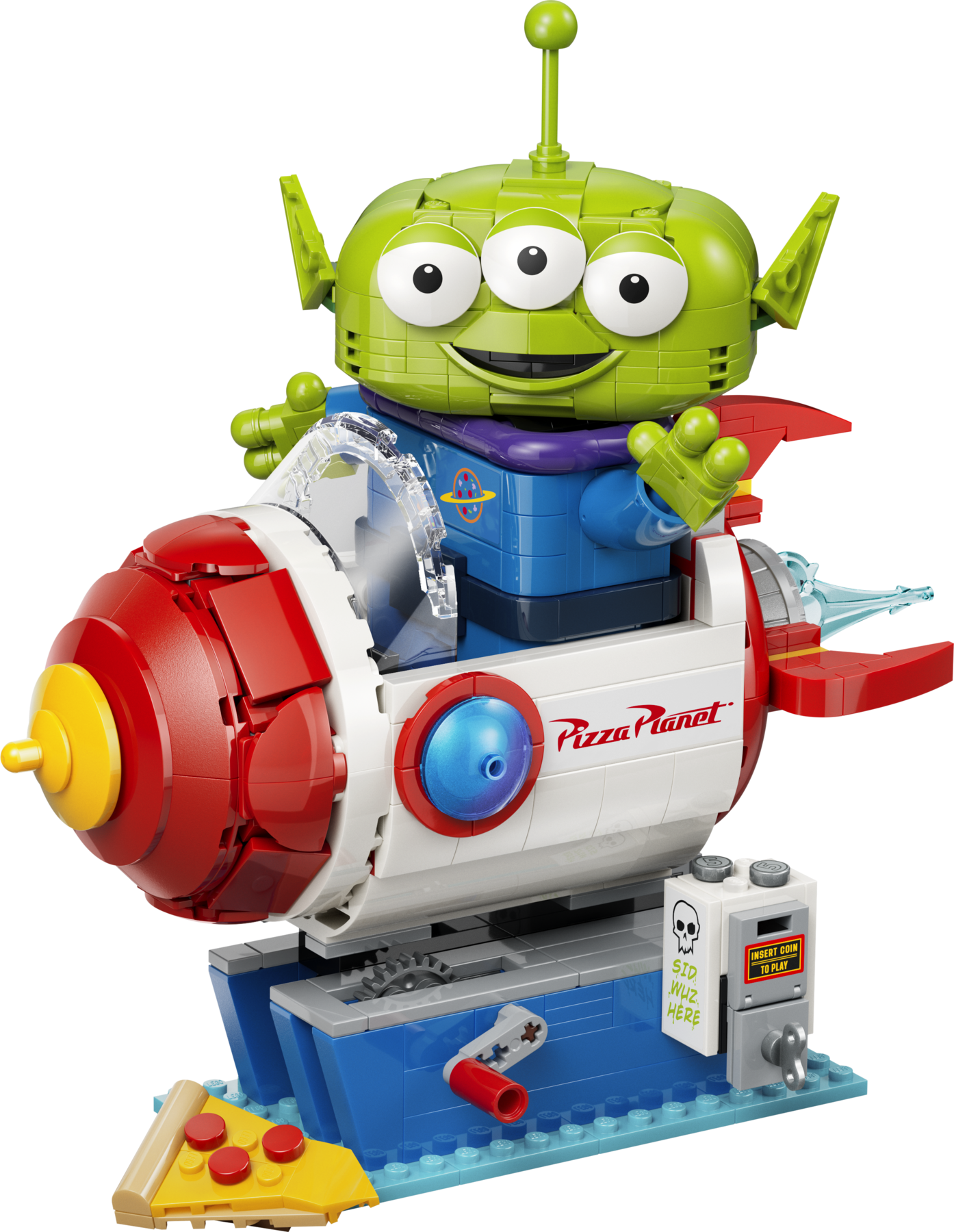 LEGO set 43307-1 Alien with Pizza Planet Rocket Ride - Image 1