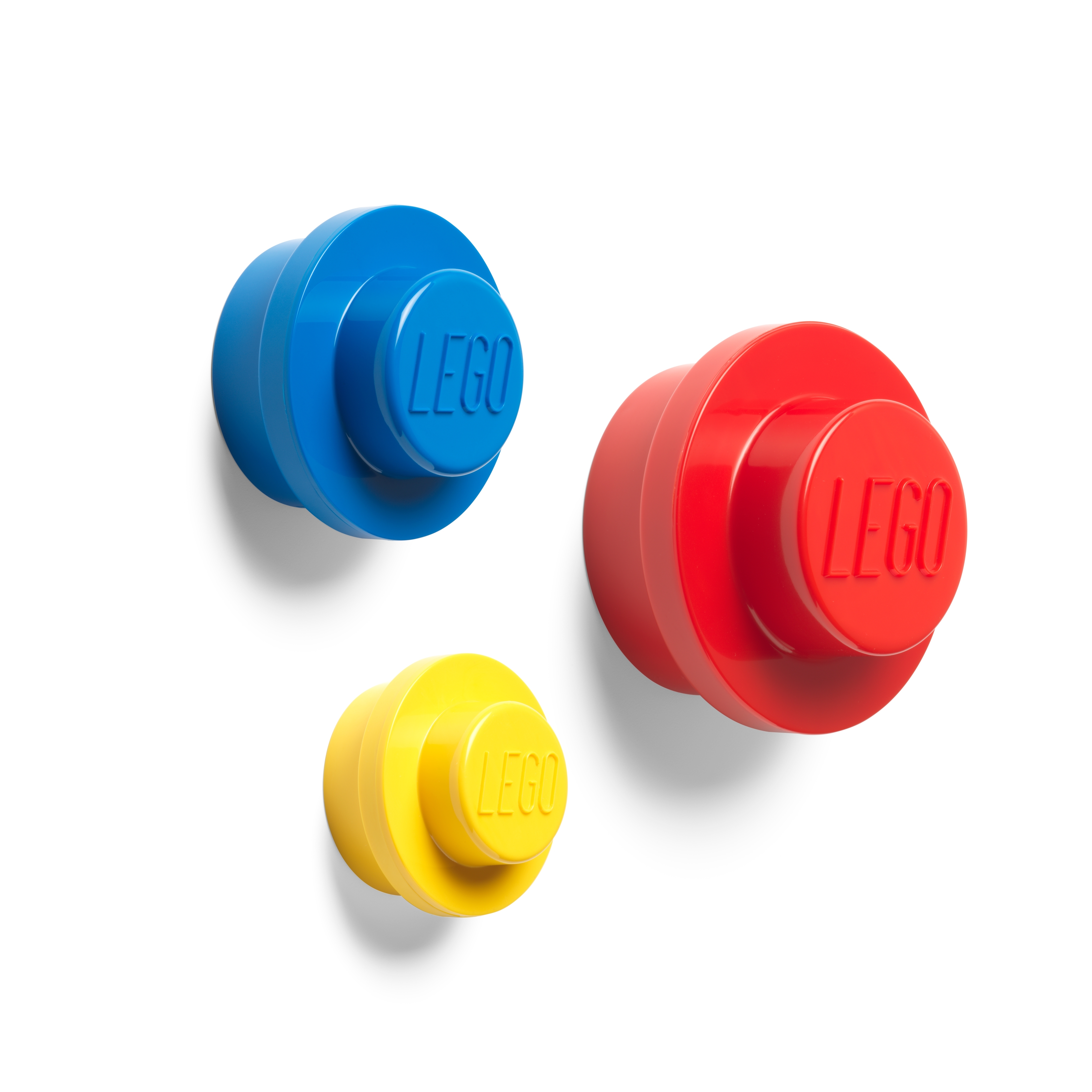LEGO set 5005906-1 Wall Hanger Set (Red/Blue/Yellow) - Image 1