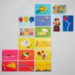 LEGO set 5006207-1 Still Life with Bricks: 100 Collectible Postcards - Image 2