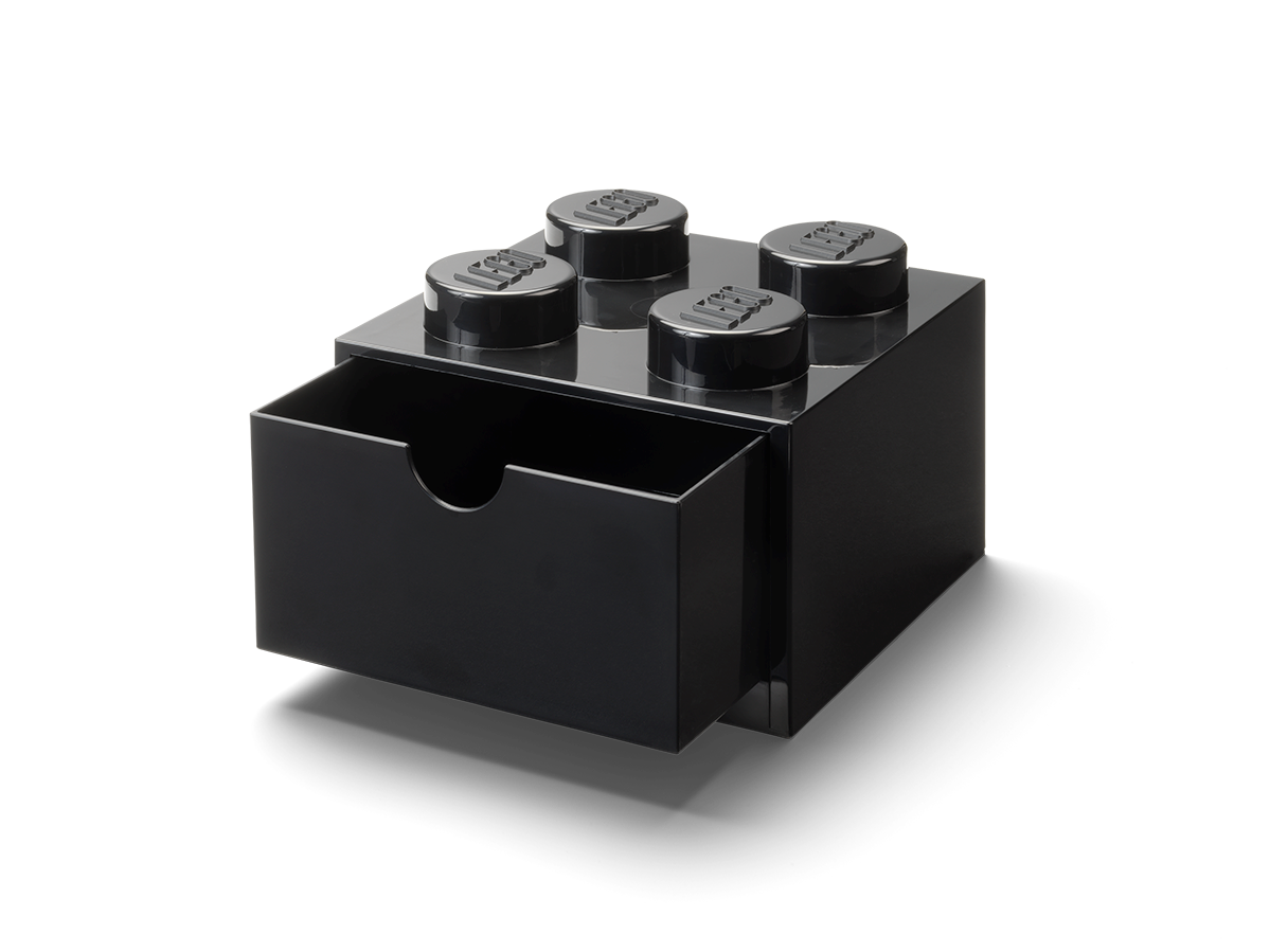 LEGO set 5006312-1 Desk Drawer 2 x 2 (Black) - Image 1
