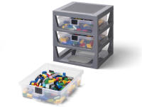LEGO set 5006608-1 3-Drawer Storage (Gray) - Image 3