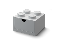 LEGO set 5006875-1 Desk Drawer 2 x 2 (Light Bluish Gray) - Image 3