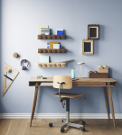 LEGO set 5007111-1 Wooden Desk Drawer 2 x 4 (Light Oak) - Image 3