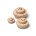 LEGO set 5007114-1 Wooden Wall Hanger Set (Light Oak) - Image 1