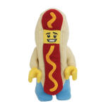 LEGO set 5007565-1 Hot Dog Guy Minifigure Plush (Small) - Image 1
