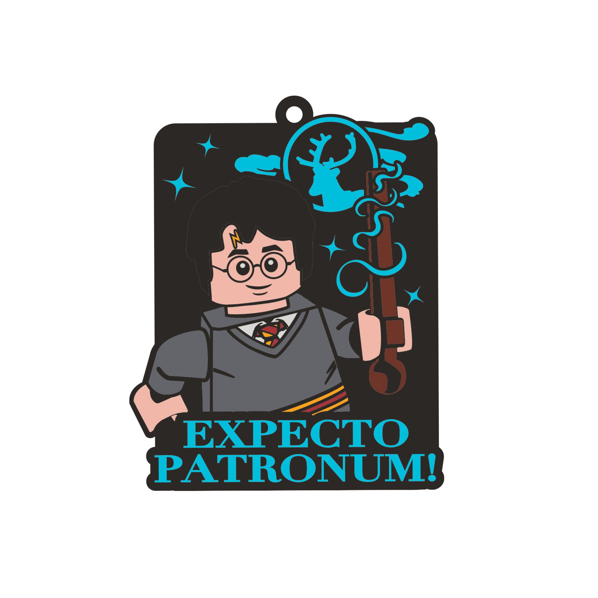 LEGO set 5008094-1 Expecto Patronum Magnet - Image 1