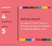 LEGO set 5009039-1 Fun Every Day 2025 Daily Calendar - Image 9
