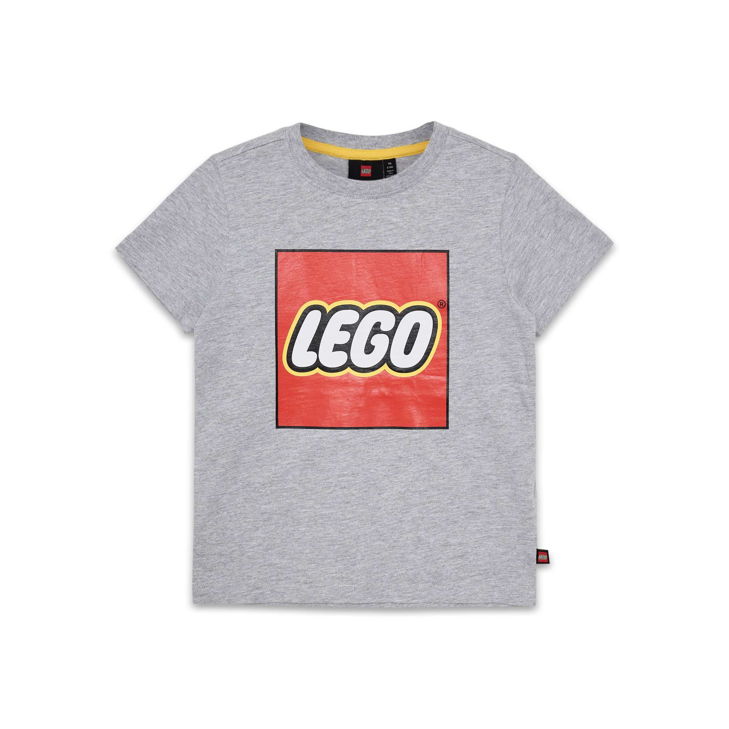 LEGO set 5009092-1 Kids' Short Sleeve Logo T-Shirt – Gray Mélange - Image 1