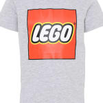 LEGO set 5009092-1 Kids' Short Sleeve Logo T-Shirt – Gray Mélange - Image 2