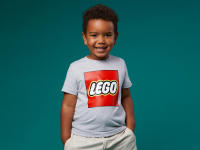 LEGO set 5009092-1 Kids' Short Sleeve Logo T-Shirt – Gray Mélange - Image 6