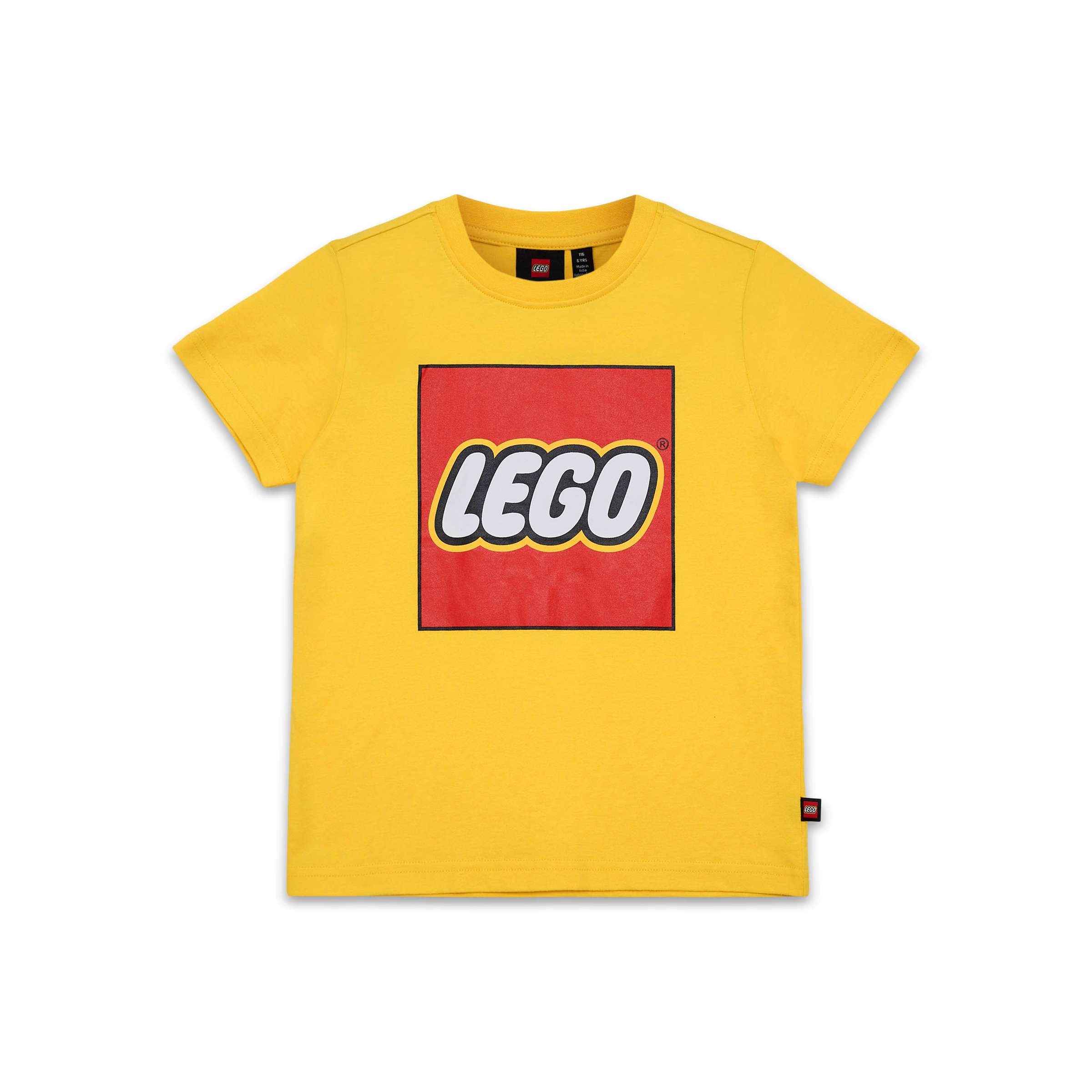 LEGO set 5009094-1 Kids' Short Sleeve Logo T-Shirt – Yellow - Image 1