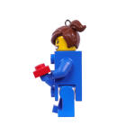 LEGO set 5009472-1 Hallmark Keepsake Christmas Tree Ornament - Brick Suit Girl - Image 3