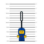 LEGO set 5009500-1 Space Baby Blue Bag Tag - Image 3