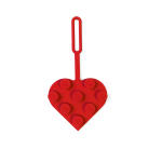 LEGO set 5009504-1 3x3 Heart Red Bag Tag - Image 1